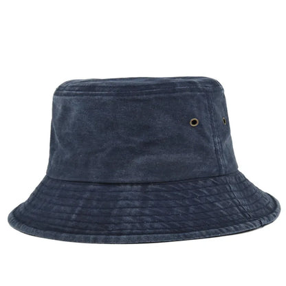 Vintage Washed Bucket Hats Summer Casual Fisherman Sun Hat