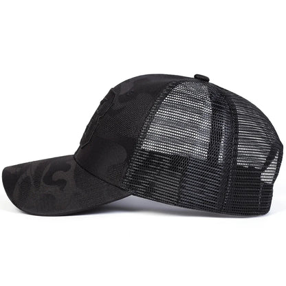 Unisex Letter Embroidery Baseball Net Caps Outdoor Adjustable Casual Hats Sunscreen Hat Sports Cap