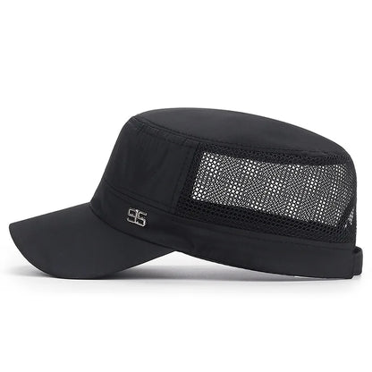 Military Cap Flat Top Hat Men's Baseball Hat