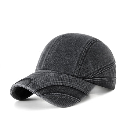 New Washed Denim Baseball Cap UV Sunshade Duckbill Hat