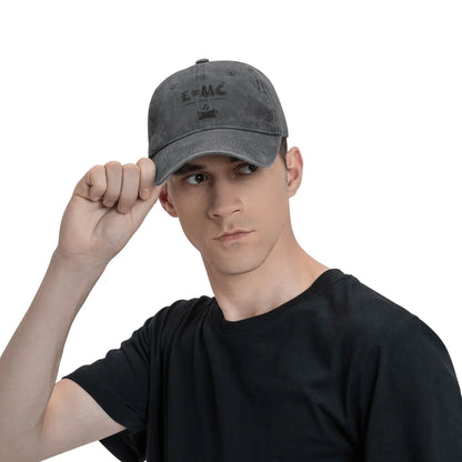 Energy Equals Coffee Baseball Caps