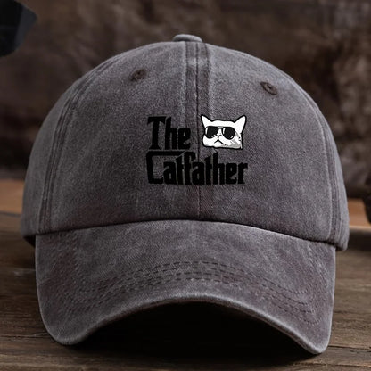 Alphabet Cat Fun Printed Baseball Hat Men's and Women's