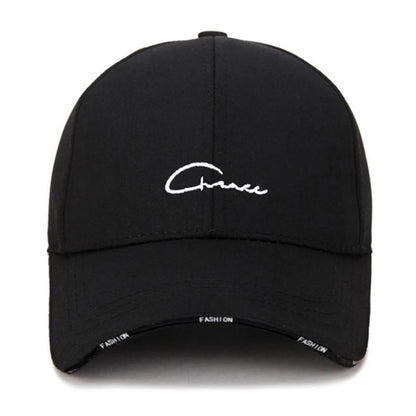 Hat Men and Women Spring and Summer Baseball  Hipster Wild  Black and White
