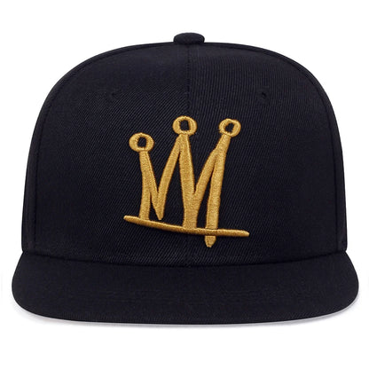 Fashion Men Women Hip Hop Baseball Cap Crown Embroidery Snapback Hat