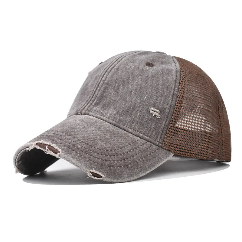 Distressed Baseball Cap Dad Hats For Men Women Vintage