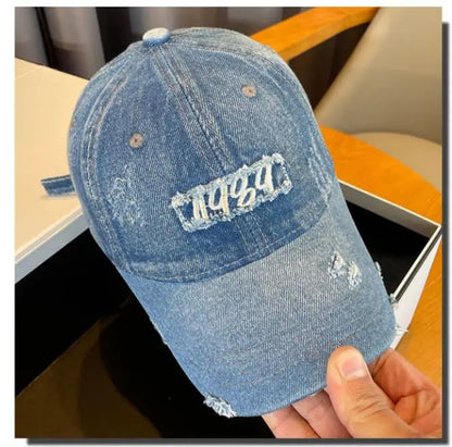 Classic Retro Denim Baseball Cap Unisex NYC