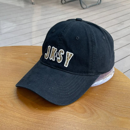 Simple Letter Embroidered Baseball Cap Spring Summer