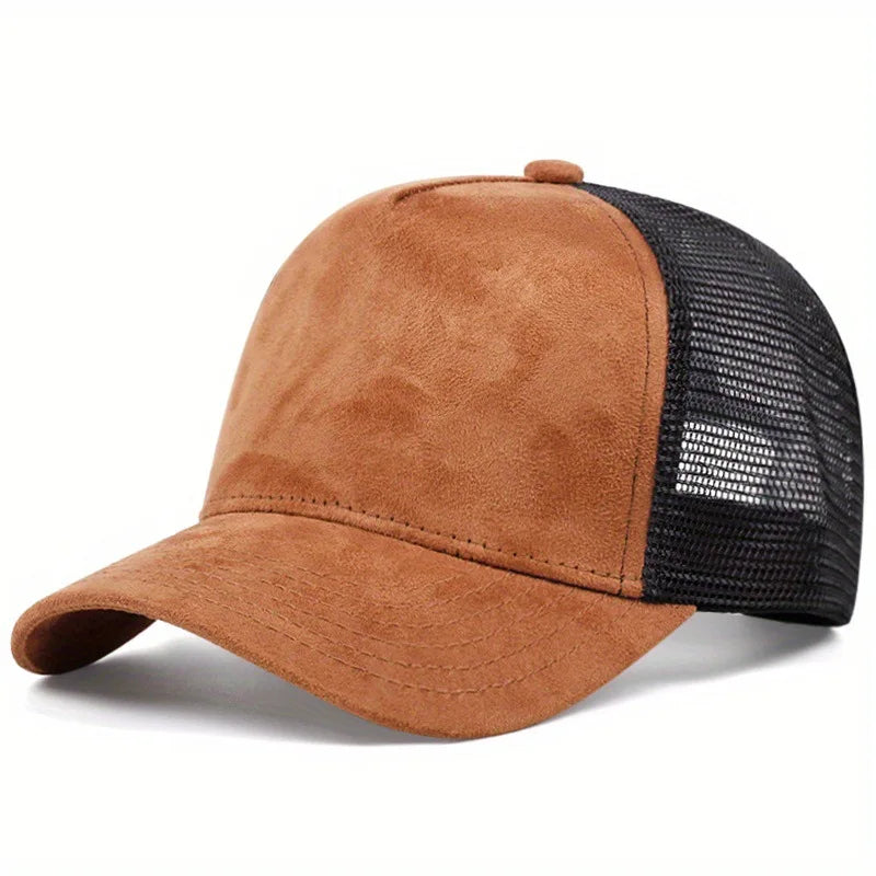 New Summer Mesh Baseball Cap Women Men Letter Patch Snapback Hat