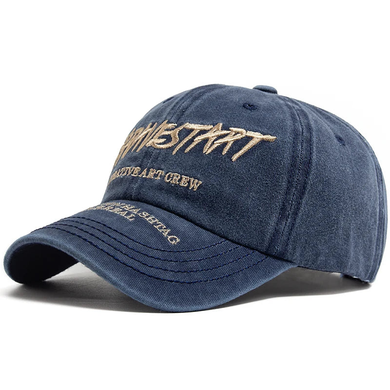 Fashion Women's Baseball Cap Embroidered Cotton Soft Top Men's Caps