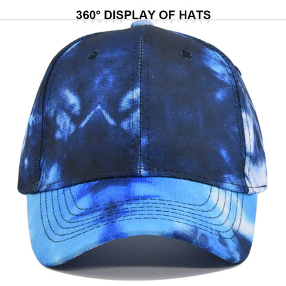 Unisex Spring Summer Dyed Baseball Cap