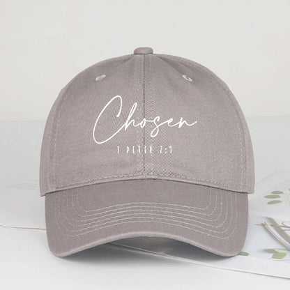 Fashion Chosen  Printed Soft Peak Baseball Cap Adjustable Curved Peak Dad Cap Perfect Camping and Hiking