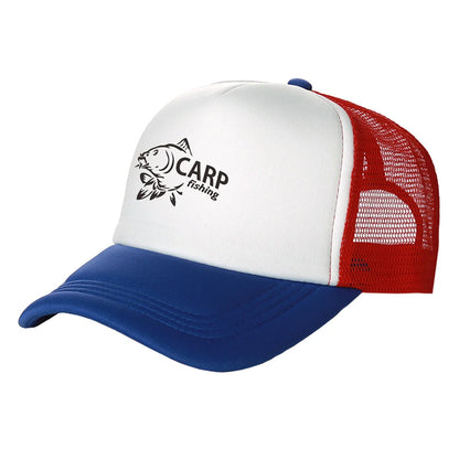Carp Fish Trucker Caps Men Funny Fishing Printing Hat Baseball Cap