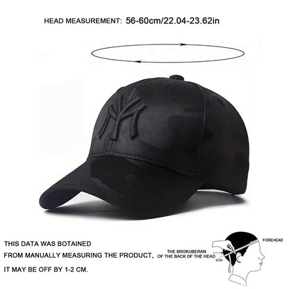 Unisex Letter Embroidery Camouflage Baseball Caps Spring and Autumn