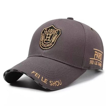 Unisex Classic H Feileshou Letter Embroidery Baseball Caps Spring Autumn