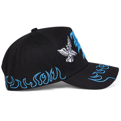 Unisex Gothic LA Angel Embroidery Baseball Caps Spring Autumn