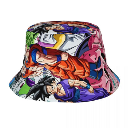 Dragon Ball Z Bucket Hat Spring Picnic Headwear Accessories Cartoon Anime Fisherman Hats