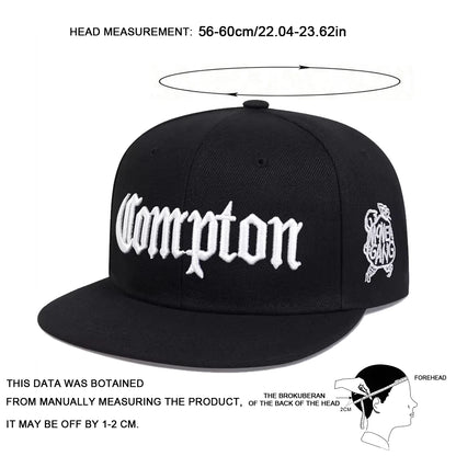 Unisex Compton Embroidery Hip-hop Hats Spring And Autumn Outdoor Sports Casual Baseball Caps