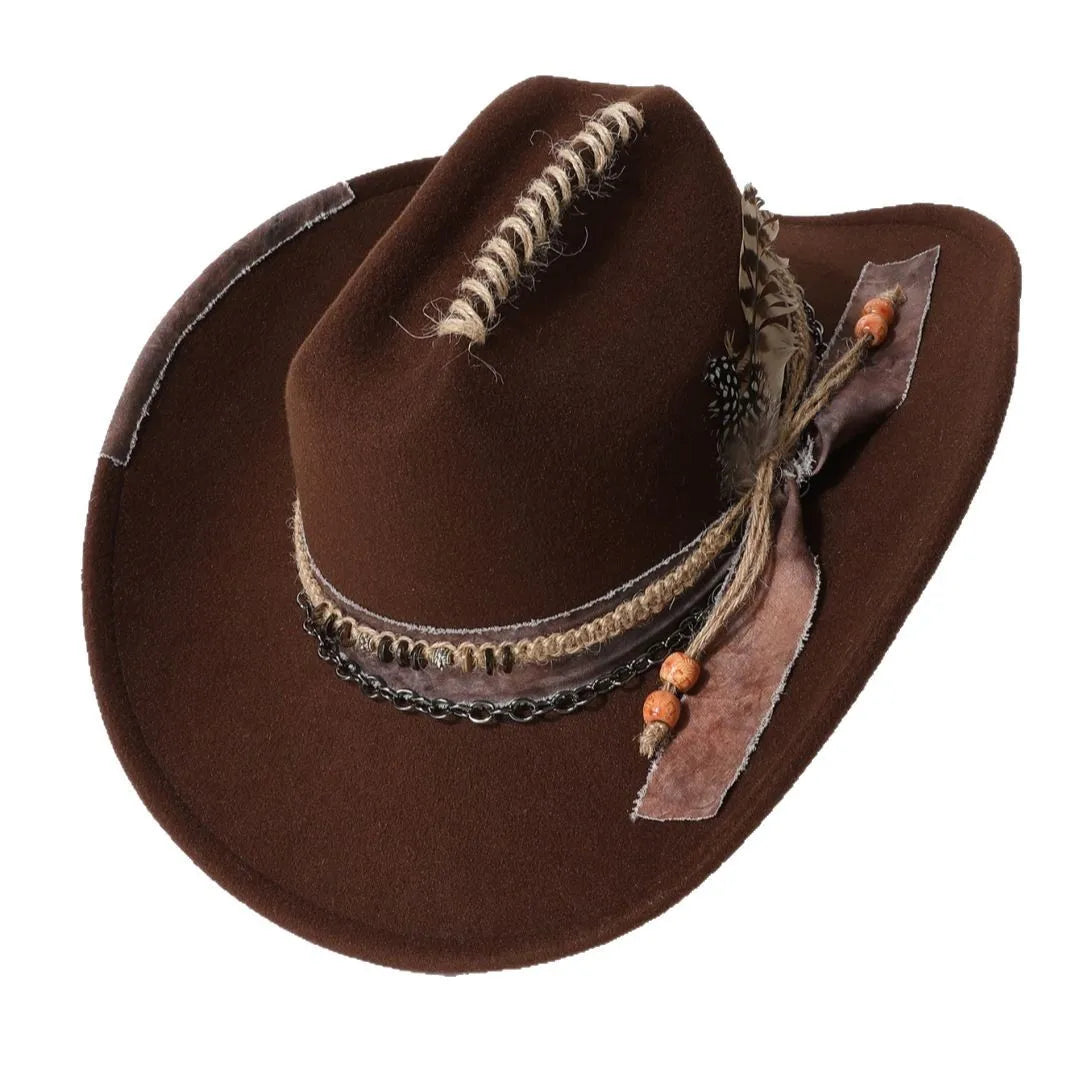 Handmade Fedora Hat Suede Men's And Women's Hat