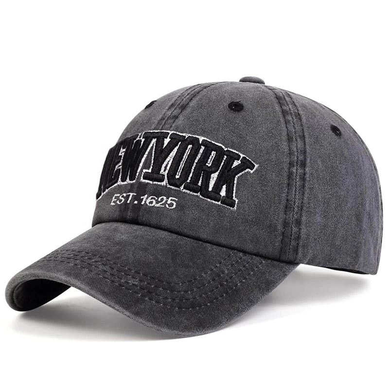 Unisex New York Embroidery Baseball Caps Spring and Autumn Outdoor