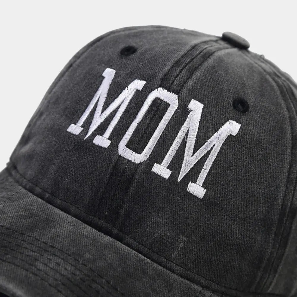 Dad Mom Embroidery Baseball Cap Fashion Women Men Hat Cotton
