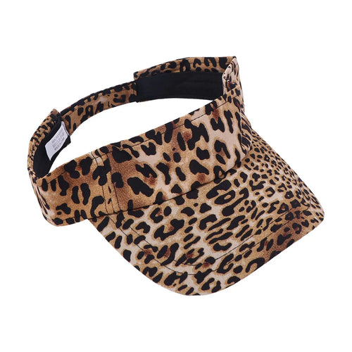 Cute Korean Style Leopard Print Sun Hat