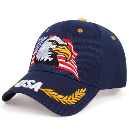 Unisex USA Eagle Embroidery Baseball Caps Spring And Autumn Outdoor