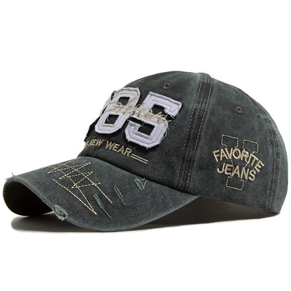 Big Digit 1985 Baseball Cap Men Fashion Visor Hip Hop Hat