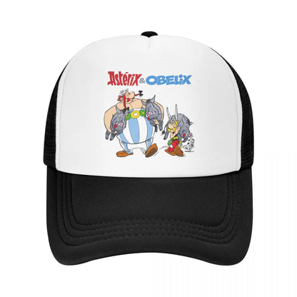 Punk Unisex Asterix And Obelix Hunting Adult Baseball Cap for Men Women Sports