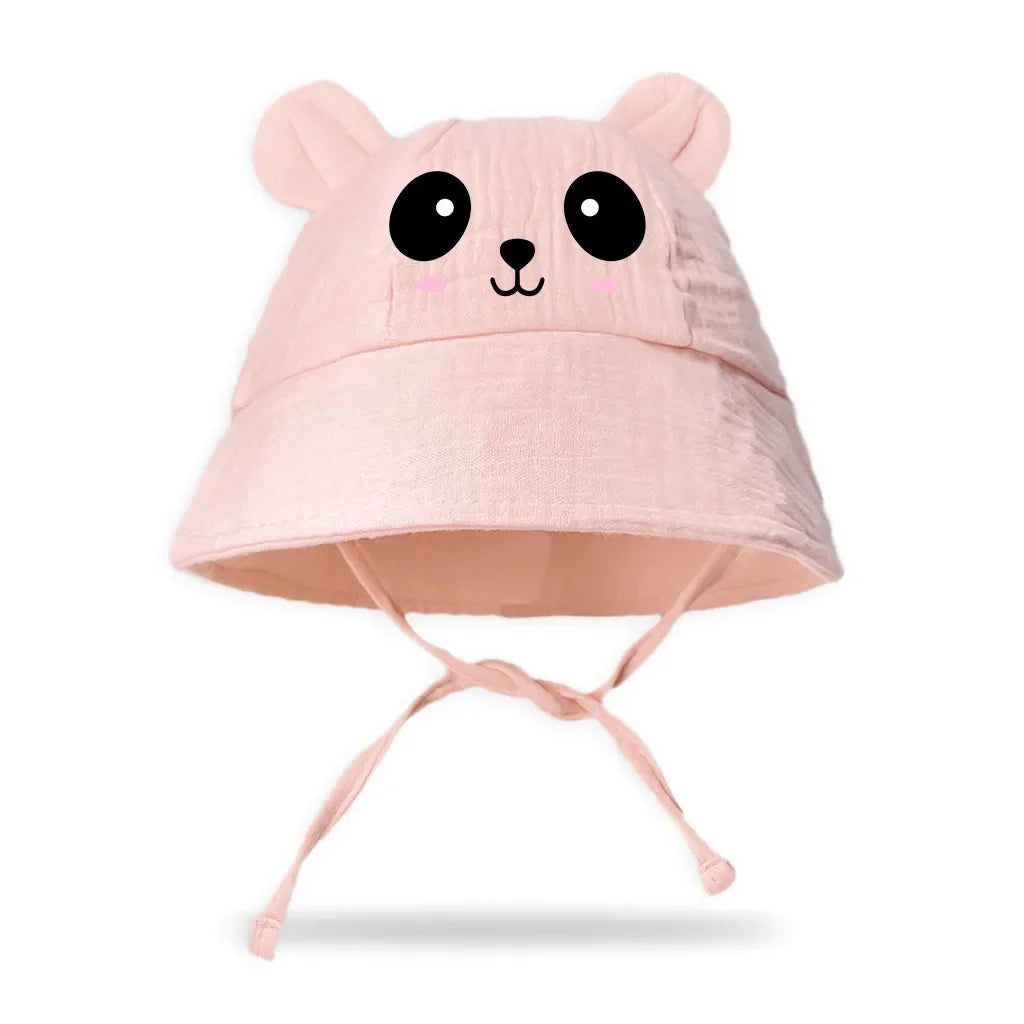 Cute Baby Bear Hat For Boys And Girls Breathable Beach Hat