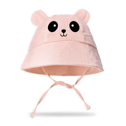 Cute Baby Bear Hat For Boys And Girls Breathable Beach Hat