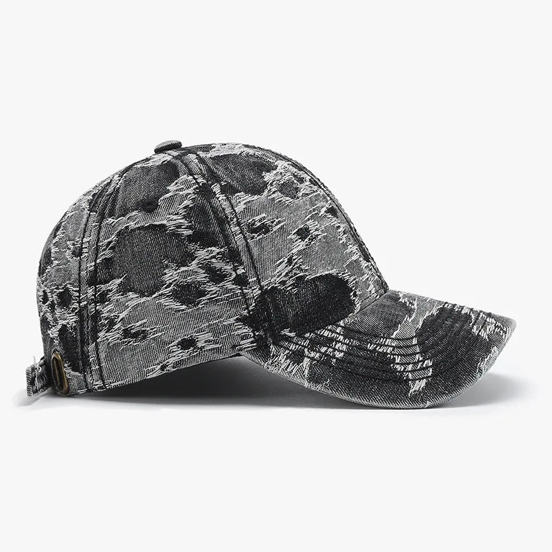 Vintage Washed Tie-Dye Baseball Cap For Men Women
