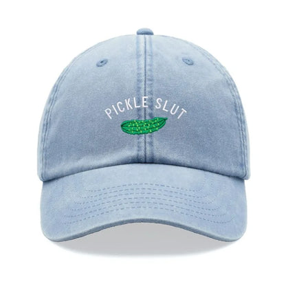 1pc Personality Washed Pickle Slt Baseball Caps for Men