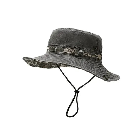 Four Seasons Cotton Solid Bucket Hat Fisherman Hat