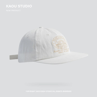 Hip Hop Flat Brim Fashion Brand American Baseball Cap Hip Hop Hat Fashion Soft Top Embroidery Men and Women Baseball Cap