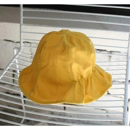 Wide Brim Sun Hats For Women Panama Foldable Wrinkle Bucket Hat