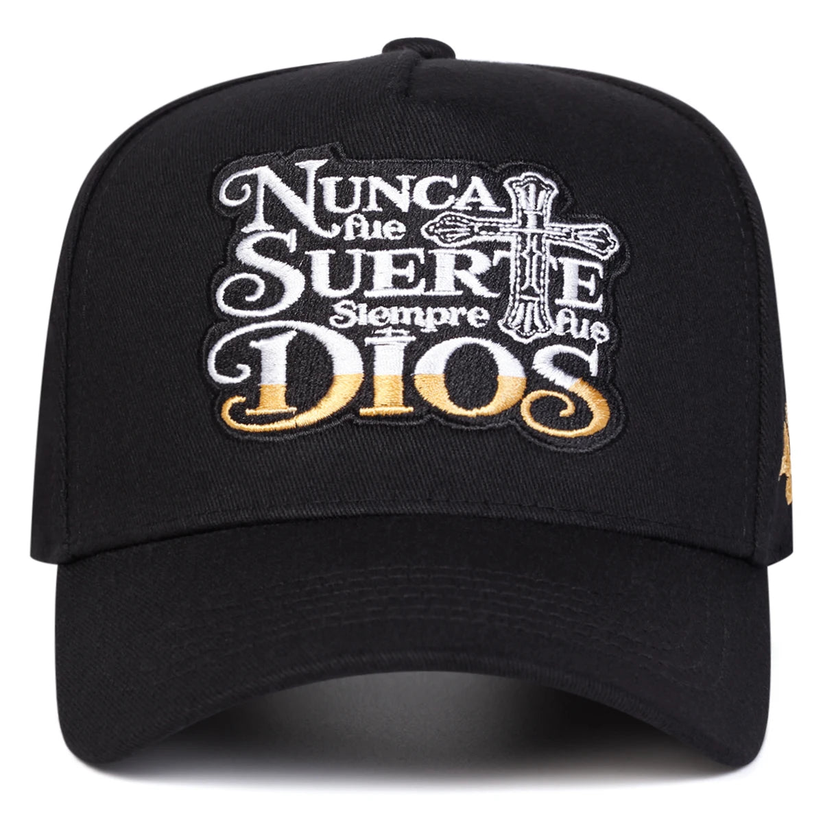 Unisex NUNCA FUE SUERTE Letter Embroidery Baseball Caps Outdoor Adjustable Casual Hats Sunscreen Hat