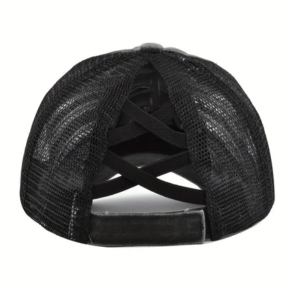 Piece Of Spring and Summer Breathable Retro Style Distressed Baseball Cap Outdoor Sports Travel Cap