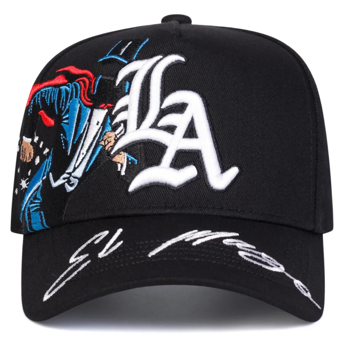 Unisex Gothic LA Magician Embroidery Baseball Caps Spring Autumn