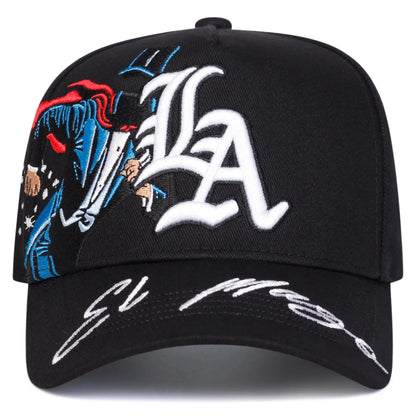 Unisex Gothic LA Magician Embroidery Baseball Caps Spring Autumn