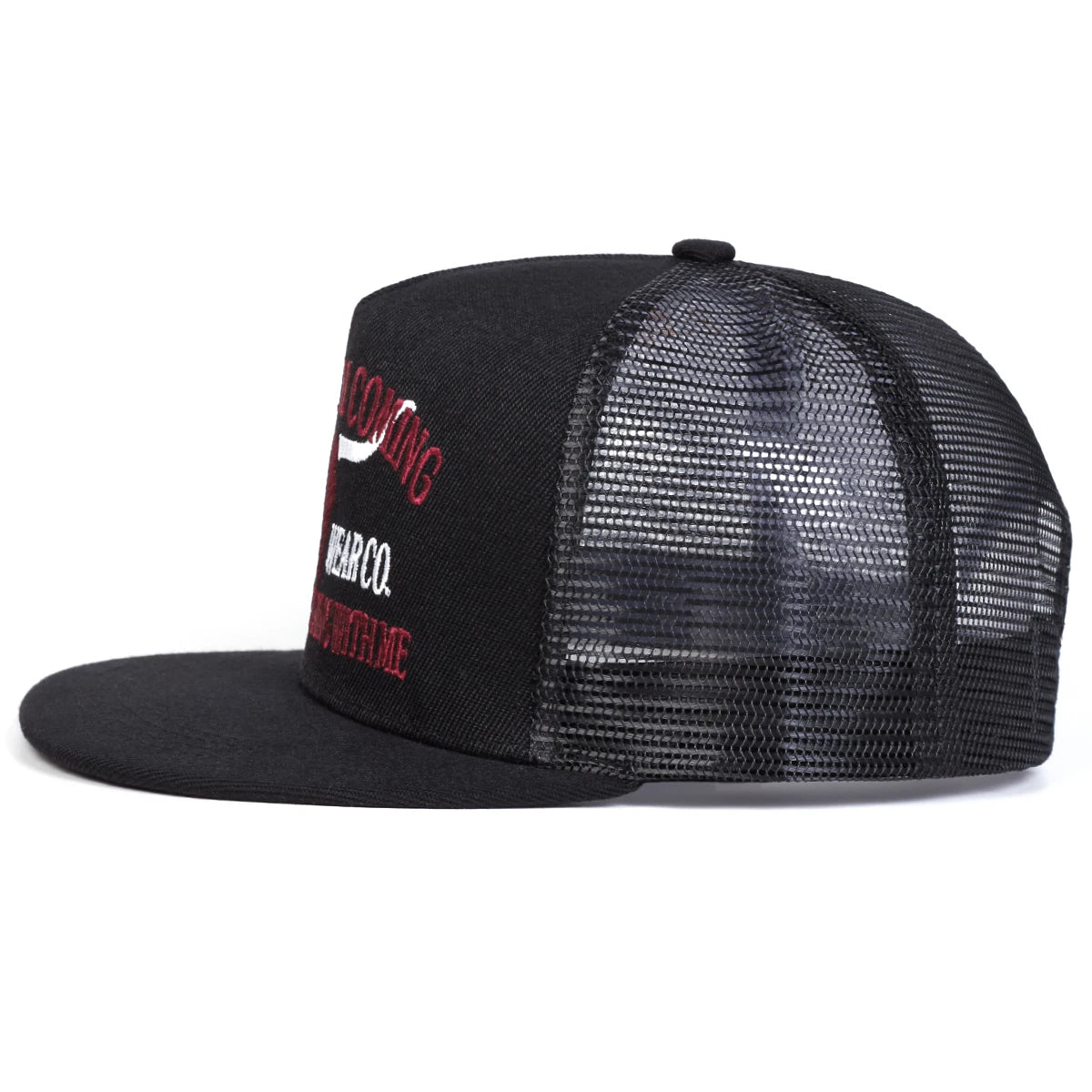 Unisex Reckless Wearco Letter Embroidery Hip-hop Net Hats Spring Summer