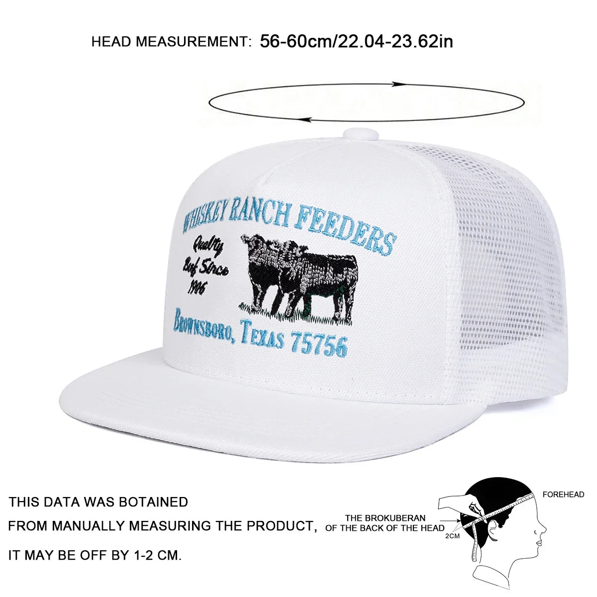 Unisex Whiskey Ranch Feeders Embroidery Hip-hop Net Hats Spring Summer