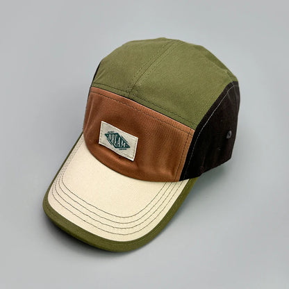 American Color Block Letter Retro Baseball Hats New Men Woman
