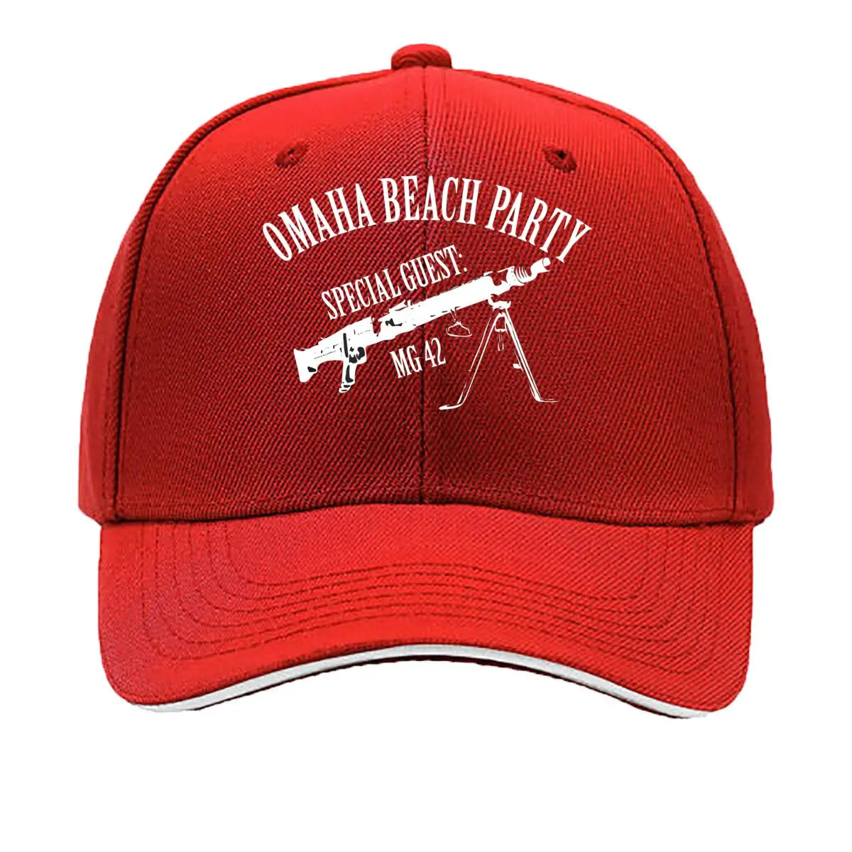 Omaha Beach Party Themed Design Print Sandwich Baseball Cap Men Hip Hop Bucket Hat Summer Sun Dad Hats