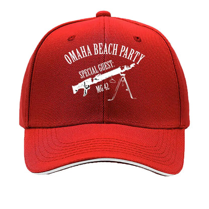 Omaha Beach Party Themed Design Print Sandwich Baseball Cap Men Hip Hop Bucket Hat Summer Sun Dad Hats