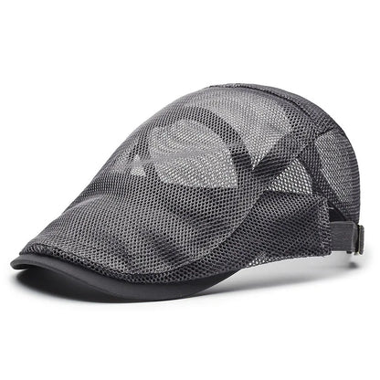 Summer Hollow Mesh Beret Breathable Sun Hat