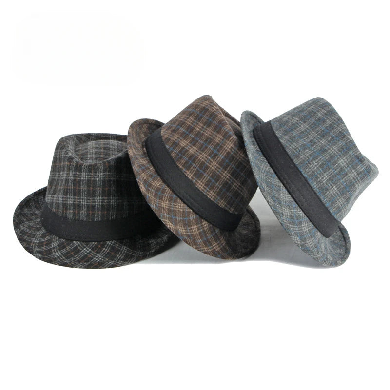 New Woolen Jazz Hat In Spring Autumn And Winter Men