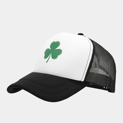 Fashion Clover Pattern Driver Hat Men's Summer Baseball Cap