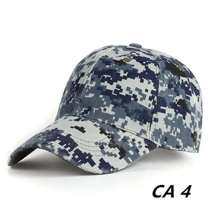 Men Women Summer Cotton Camouflage Printed Baseball Caps Sunhat Outdoor