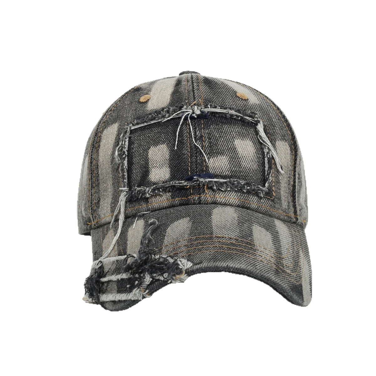 Vintage Denim Distressed Baseball Cap Unisex Sun Protection Outdoor