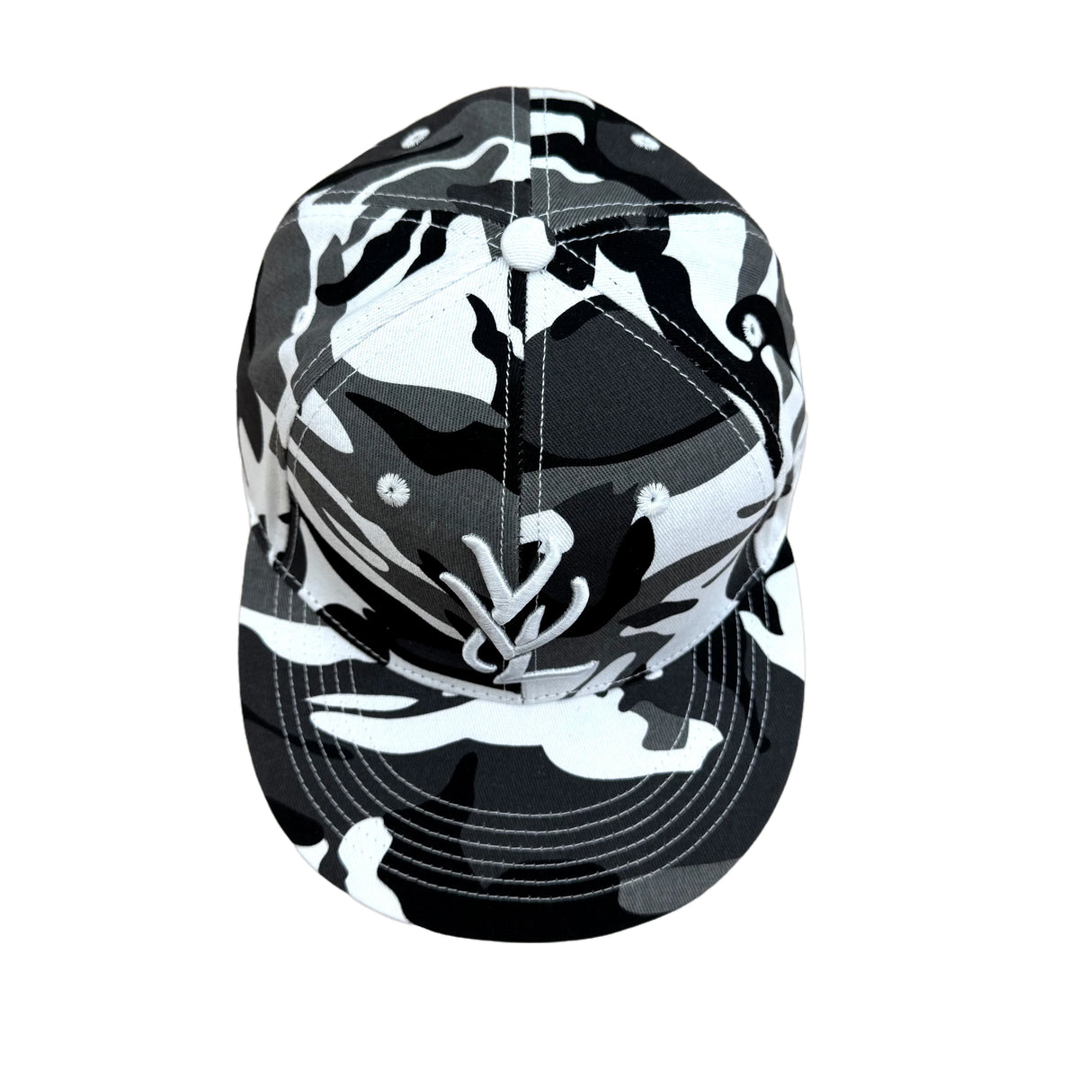 New Arrivals White Camo Fitted Men Women Hat Cap Snapback Cap Casquette Baseball Hats Casual